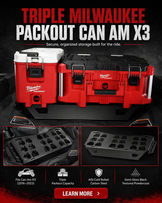 Triple Milwaukee Packout Can Am X3