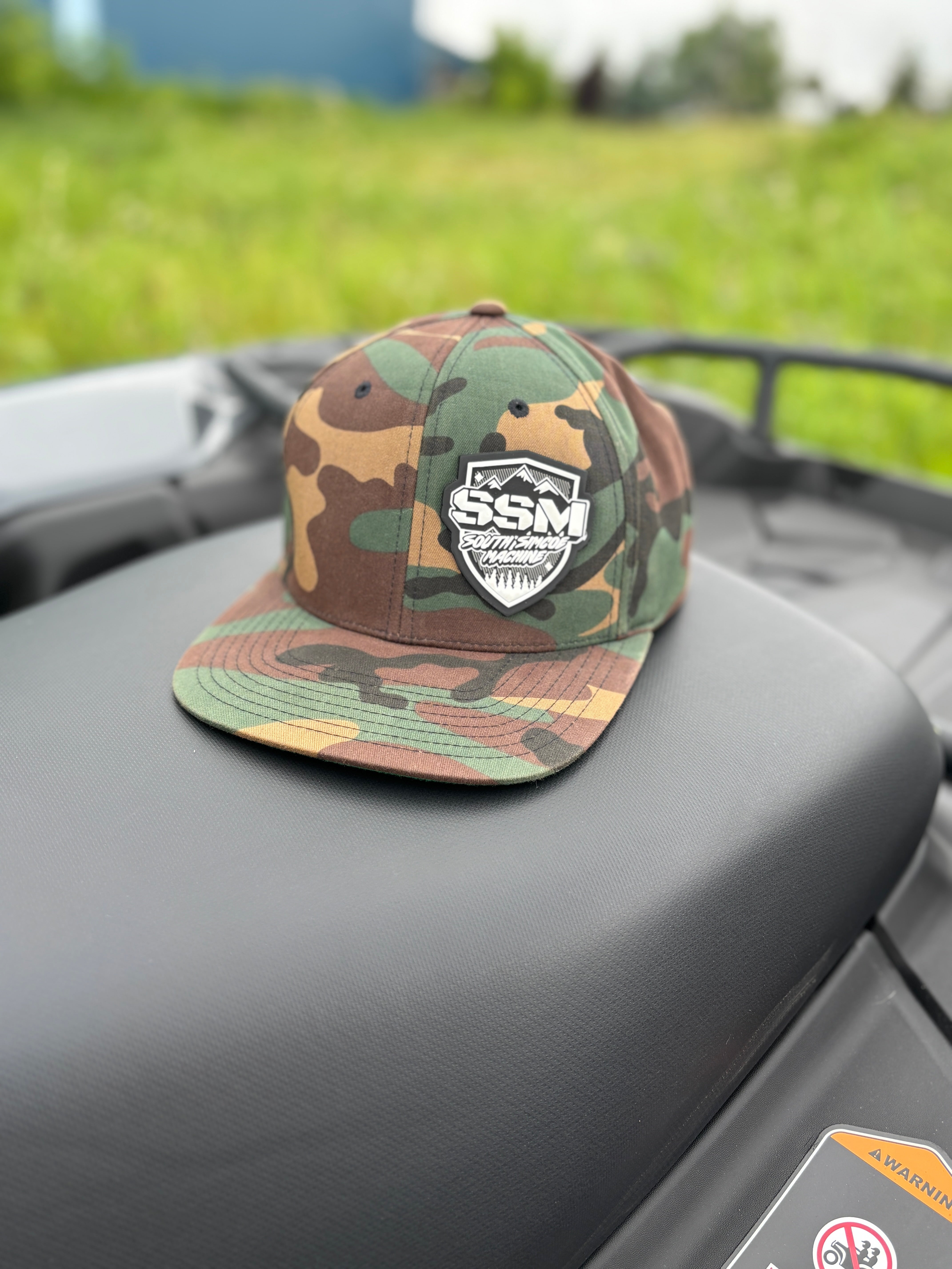 SSM Camo Flat Brim Snapback – South Simcoe Machine