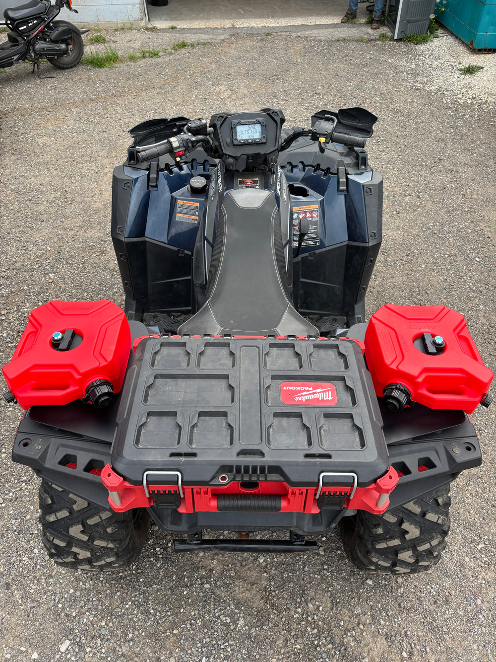 Polaris Sportsman Rear Rack Storage Plate