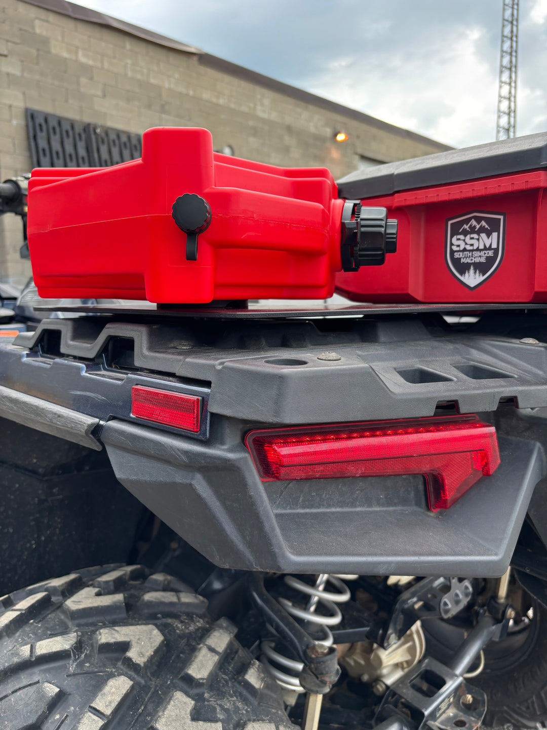 Polaris Sportsman Rear Rack Storage Plate