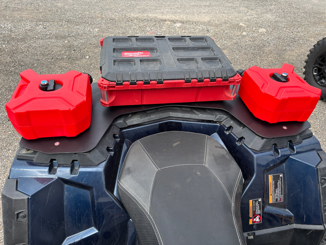 Polaris Sportsman Rear Rack Storage Plate
