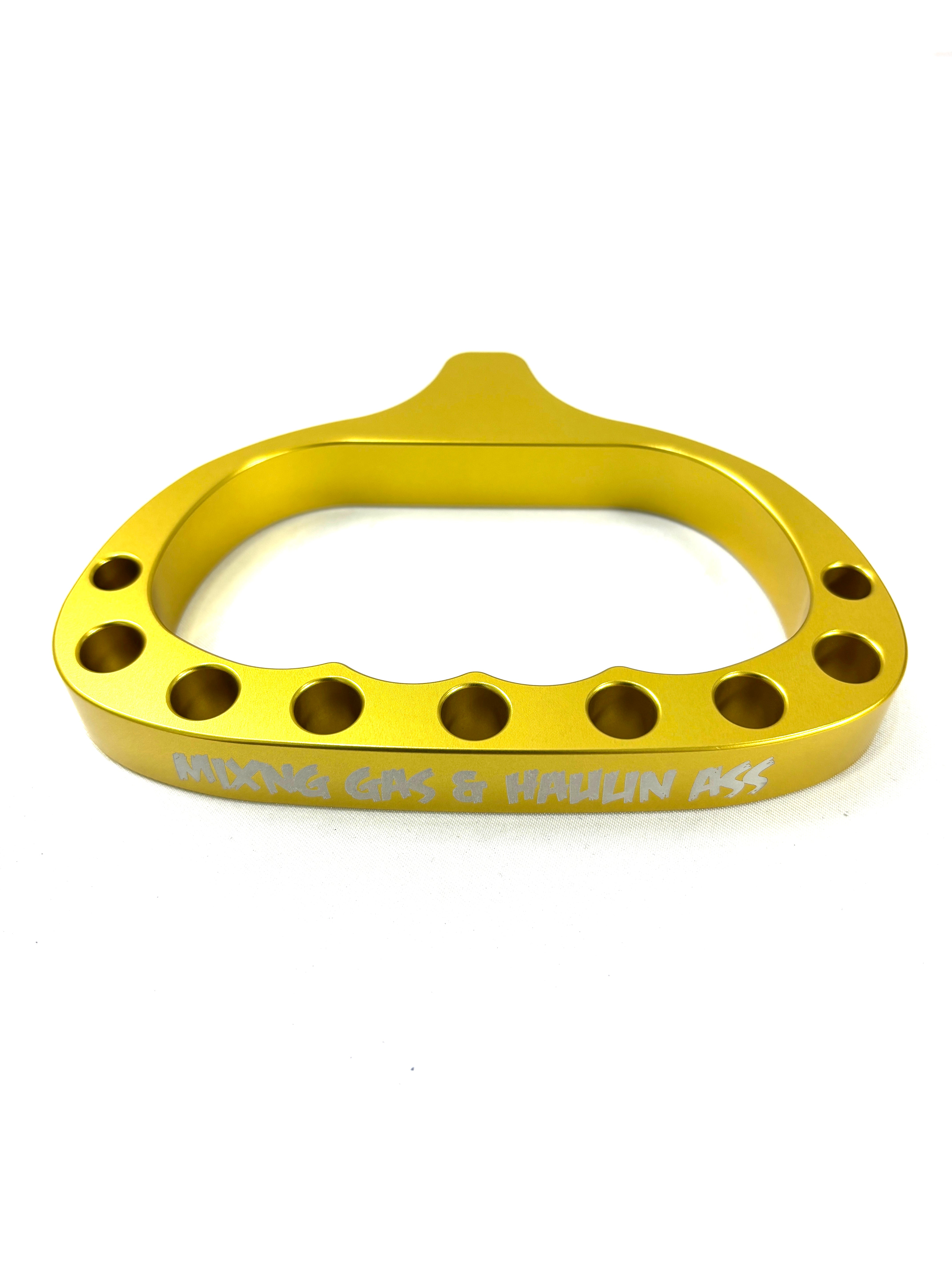 MIXING GAS & HAULIN ASS Billet Aluminum pull cord handle – South