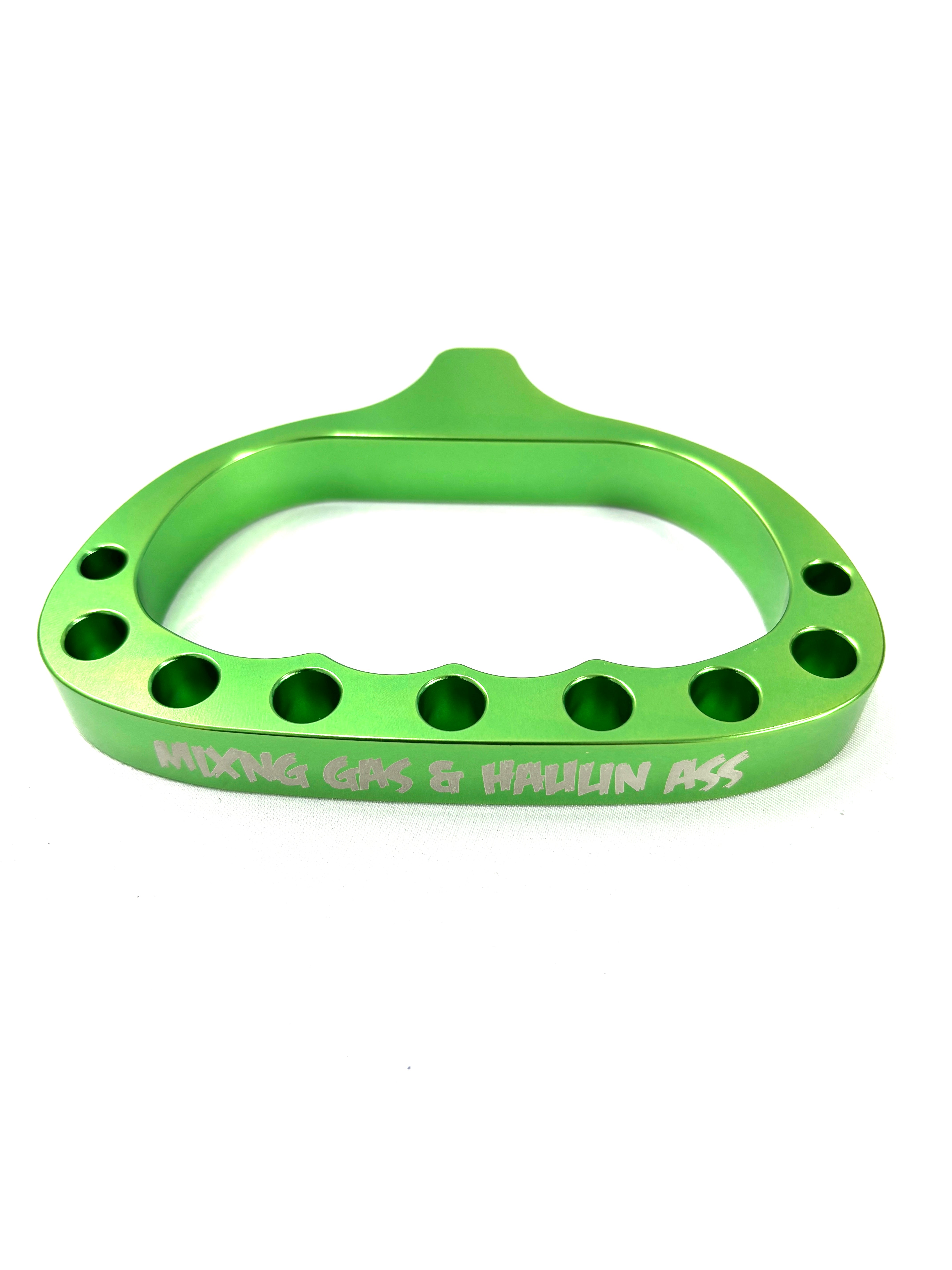 MIXING GAS & HAULIN ASS Billet Aluminum pull cord handle – South