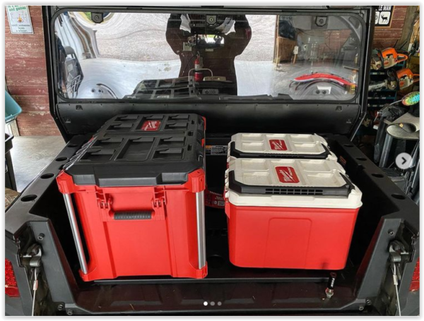 Polaris General Side by Side Double Milwaukee Packout base plate ...