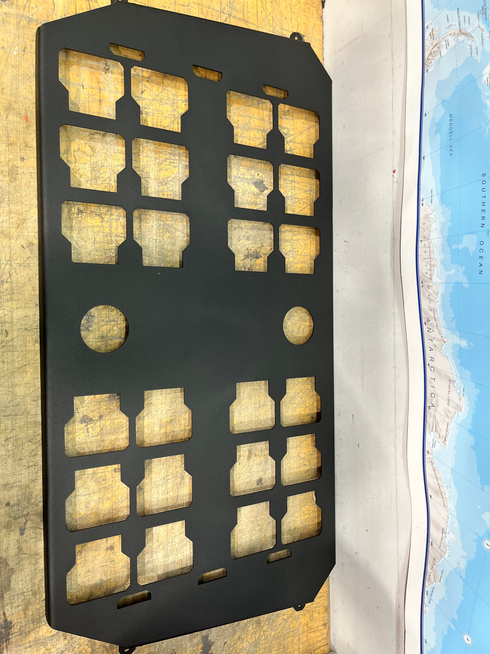 Polaris General Side by Side Double Milwaukee Packout base plate