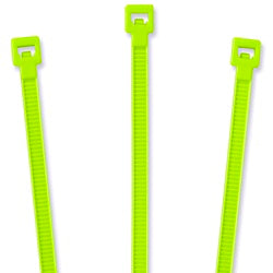 8' Fluorescent Green Nylon Cable Ties